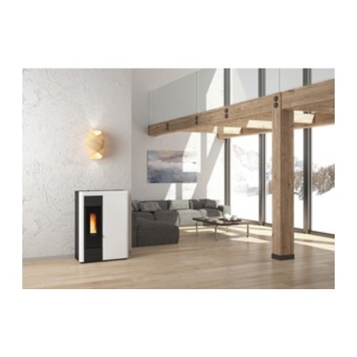 TERMOSTUFA PELLET ERM/SLIM 14,5KW VIRNA IDRO BIANCO