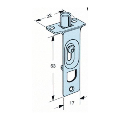 OMGE 316 CATENACCIO ANT SCORR RULLO BUSS 10 MM