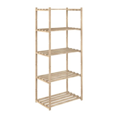 SCAFFALE IN PINO BASICO 5 RIPIANI 65X40XH171 CM