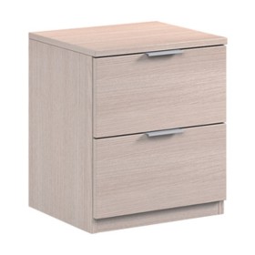 KIT COMODINO 2 CASSETTI 46X38X34 ROVERE CHIARO