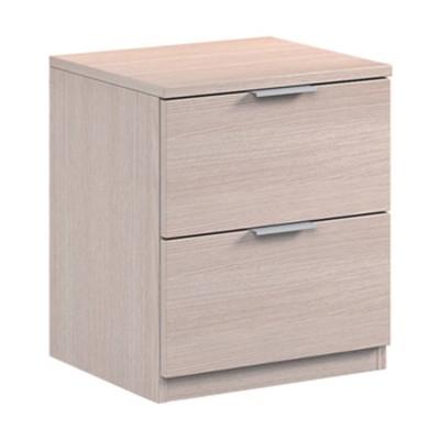 KIT COMODINO 2 CASSETTI 46X38X34 ROVERE CHIARO