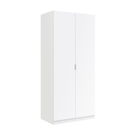 KIT ARMADIO 2 ANTE 81X52XH180 CM BIANCO