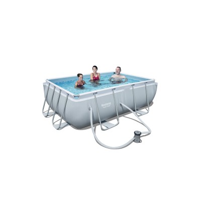 PISCINA C/TELAIO E POMPA 282X196XH84 CM 56629