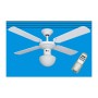 VENTILATORE A SOFFITTO C/TELEC+LUCE D 105 BIANCO