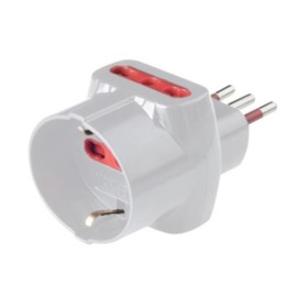 ROSI 78045 ADATTATORE TRIPLO 10A 2PR BIP +1 SCHU C/LIMIT