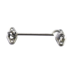 GANCIO FERMAFINESTRA OTTONE CROMO SAT 80 MM