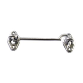 GANCIO FERMAFINESTRA OTTONE CROMO SAT 100 MM