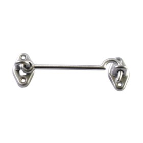 GANCIO FERMAFINESTRA OTTONE CROMO SAT 120 MM