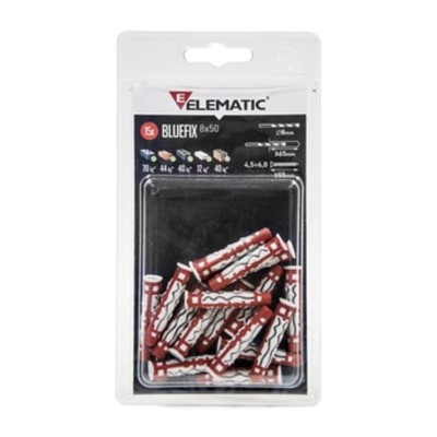 ELEMATIC BLISTER TASSELLO BLUEFIX 6X35 VITE 15+15 PZ