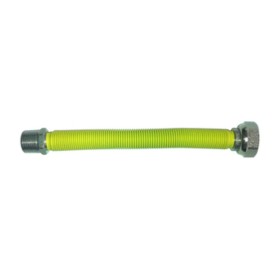 RACCORDO INOX ESTENSIBILE GAS 3/4 MF 200-400 GIALLO