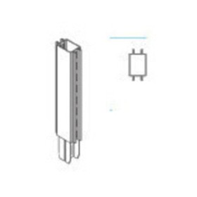ZAF PROLUNGA X PIANT.GONDOLA GRIGIA CM7,2X47H