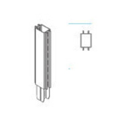 ZAF PROLUNGA X PIANT.GONDOLA GRIGIA CM7,2X47H