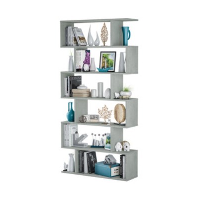 KIT LIBRERIA ATHENA 80X25X192 CEMENTO