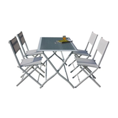 SET TAVOLO + 4 SEDIE PIEGHEVOLE ASTRO HFS-268