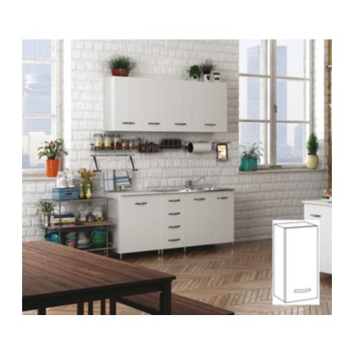 KIT CUCINA PENSILE 1 ANTA 40X30XH72 CM BIANCO .