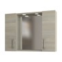SPECCHIO DA BAGNO 960 A 2 ANTE ROVERE GRIGIO