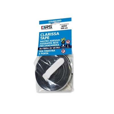 NASTRO AGGRAPPA RETE ZANZARIERA 5 M NERO