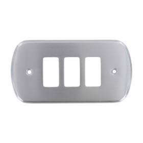 COPRINTERRUTTORE AURORA CROMO SAT. MIS. C