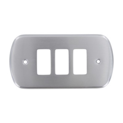 COPRINTERRUTTORE AURORA CROMO SAT. MIS. C