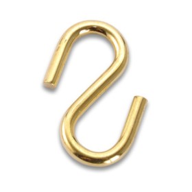 GANCIO A S P/CATENA D 2,4 MM ACCIAIO OTTONATO