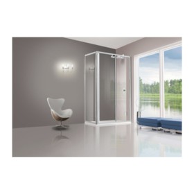 PARETE FISSA CRISTALLO TRASP. 3 MM 68/72 CM