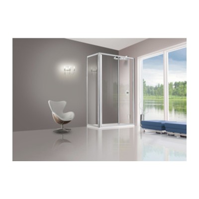 PARETE FISSA CRISTALLO TRASP. 3 MM 68/72 CM