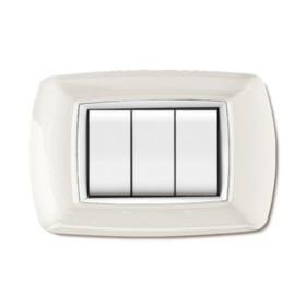 PLACCA LIFE LIVING PLAST BIANCO 3P CORNICE BIANCO