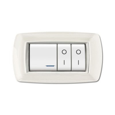 PLACCA LIFE LIVING PLAST BIANCO 4P CORNICE BIANCO