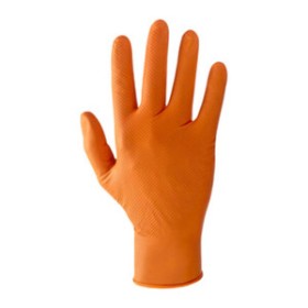GUANTI IN NITRILE ARANCIONE CAT. III TG. L 50 PZ