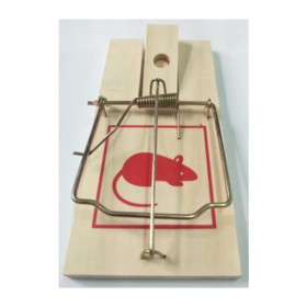 TRAPPOLA P/TOPI BASE LEGNO 17,5X8,3X1 CM