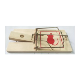 TRAPPOLA P/TOPI BASE LEGNO 10,0X4,5X0,6 CM