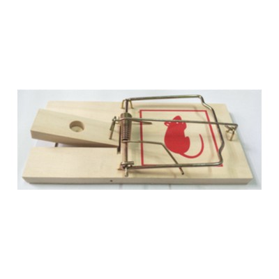 TRAPPOLA P/TOPI BASE LEGNO 10,0X4,5X0,6 CM