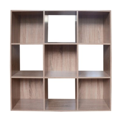 LIBRERIA CUBO 9 91XH91 CM ROVERE