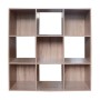 LIBRERIA CUBO 9 91XH91 CM ROVERE