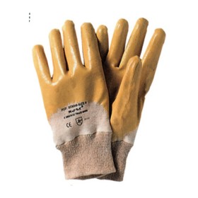 GUANTI NITRILE GIALLO C/POLSO TG.10 RIF.72160