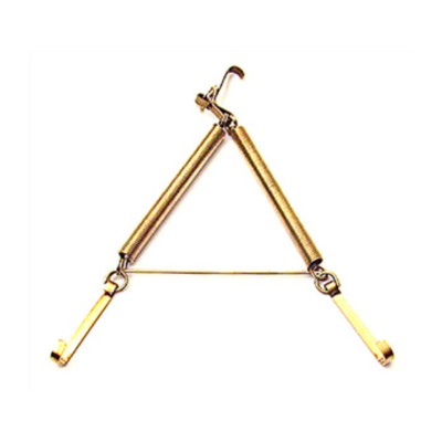 BL APPENDIPIATTI A MOLLA OTTONATO 32X46 CM (PZ.2)