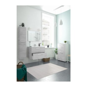 KIT MOBILE BAGNO ARUBA 2 CASSETTI 80 SOSP. CEMENTO