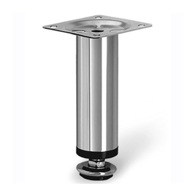 PIEDINO REGOLABILE ACCIAIO CROMATO MOBILI 100 MM