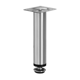 PIEDINO REGOLABILE ACCIAIO CROMATO MOBILI 150 MM