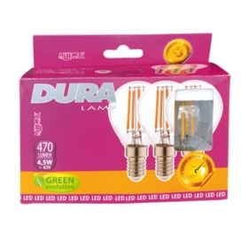 LED SFERA 4,5W E14 470 LM 2700K CALDA 3 PZ