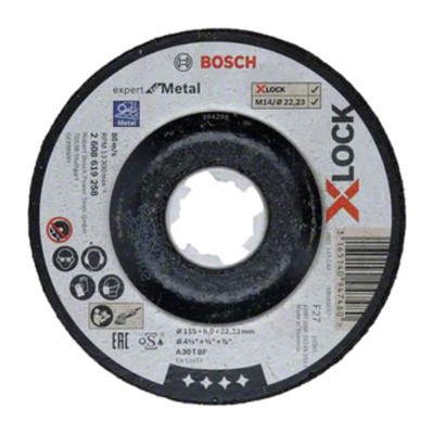 BOSCH-A DISCO P/SBAVARE XLOCK D 115X6,0 MM