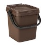 PATTUMIERA 10 L ECOPLUS C/MANIGLIA MARRONE