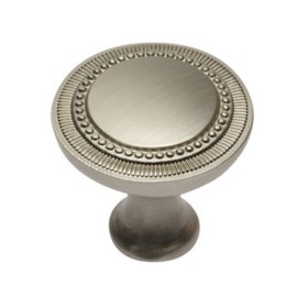 POMOLO IMPER D 31 MM ALLUMINIO NICHEL SATINATO