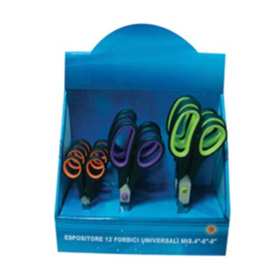 ESPOSITORE 12 FORBICI UNIVERSALI 100 150 200 MM