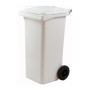 PATTUMIERA 120 L C/RUOTE BIANCO