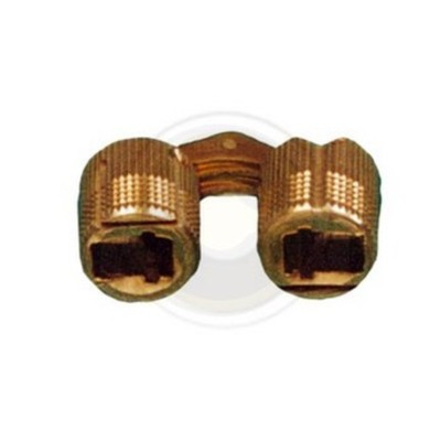 CERNIERA CILINDRICA INVISIBILE OTTONE D 14 MM**