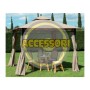 C SET 4 TELI LATERALI BEIGE SCURO P/GAZEBO EDEN