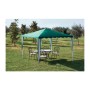C GAZEBO IN ACCIAIO E POLIESTERE 300X300 CM VERDE
