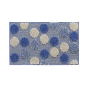 TAPPETO BAGNO IOS 50X80 CM BLU