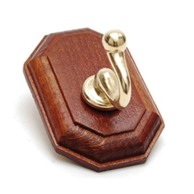 GANCIO ADESIVO HOLZ NOCE ORO 1 POSTO 40X60 MM